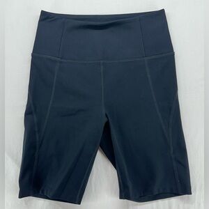 Girlfriend Collective Medium Black Biker Shorts Lounge Athletic Athleisure Yoga